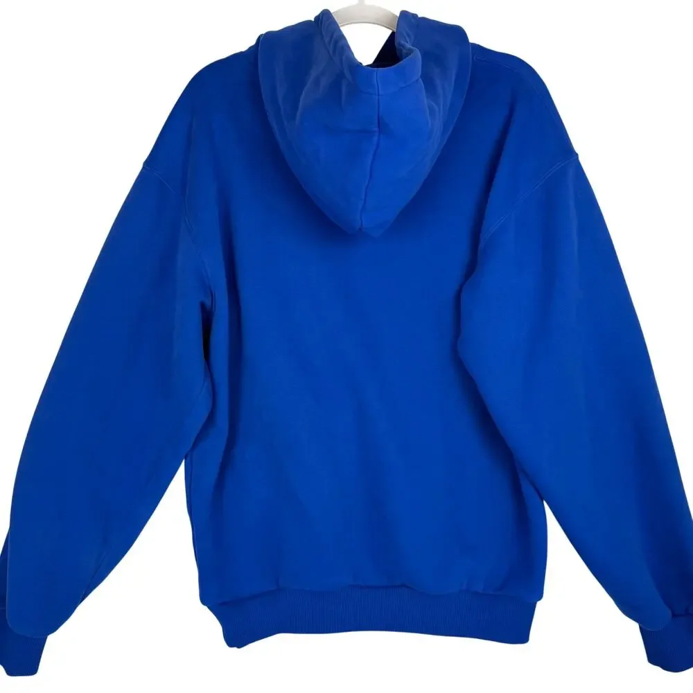 Comfrt Minimalist Hoodie Jogger Set Unisex Sz S Cobalt Blue Oversized Tracksuit